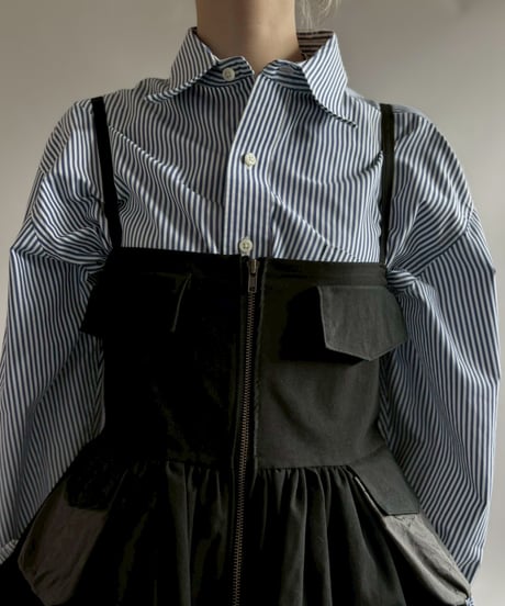 【RE;CIRCLE】 RE U.S Military Rebuild Mini One-Piece Black / 260423-005