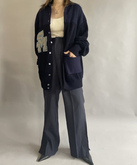 【RE;CIRCLE】 RE Acrylic Shirt Cardigan / 230220-017