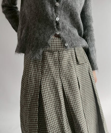 【USED】 Houndstooth Skirt / 251122-022