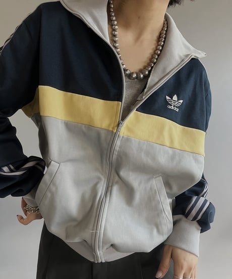 【USED】70~80s adidas Jersey Top /240224-007
