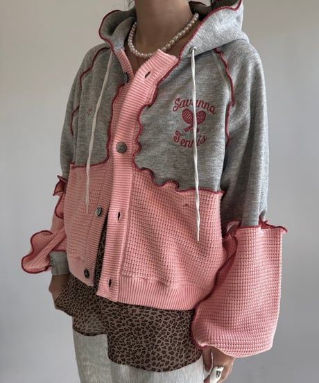 【RE;CIRCLE】 RE Mellow Hooded Knit Cardigan × TENBOX  /  250120-001