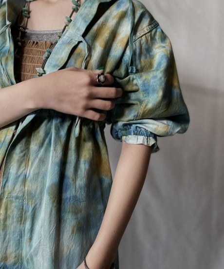 【RE;CIRCLE】  RE Tie-dyed Medical S/S Gown②/20210819-036