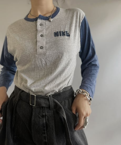 【USED】 made in USA Nike L/S T-Shirt  70~80s / 230812-008