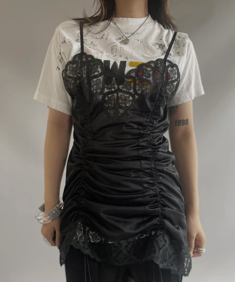 【RE;CIRCLE】RE Code Lingerie Camisole Top  / 230817-008