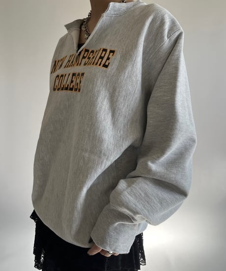 【USED】 80s Champion Reverse Weave Sweat Top NEW HAMPSHIRE COLLEGE /250111-014