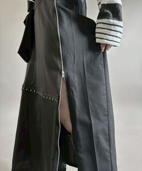 【RE;CIRCLE】 RE Suit Asymmetry Long Skirt / 260129-012