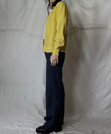 【USED】 LACOSTE Acrylic Knit Cardigan  ⑩ / 220111-012