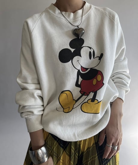 【USED】  Made in USA Disney 80's Sweat Top /241019-020