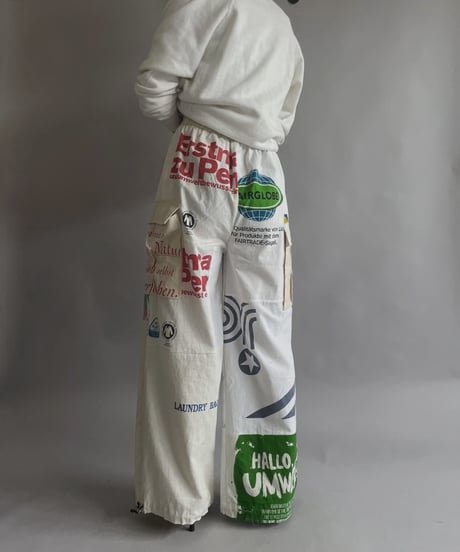 【RE;CIRCLE】RE Eco-Friendly Bag Rraw Cord Pants / 230427-013