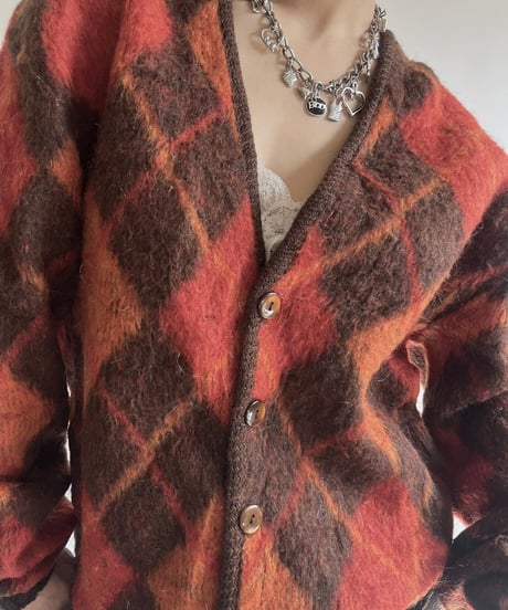 【USED】 MILFORD Vintage Wool Knit Cardigan /250201-012