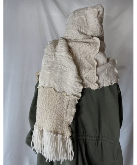 【RE;CIRCLE】 RE Alan Knit Muffler① /220120-003