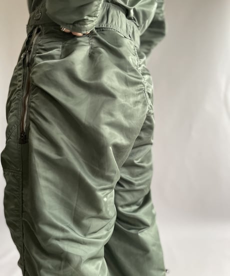 【USED】 Nylon Overalls Khaki / 221217-001