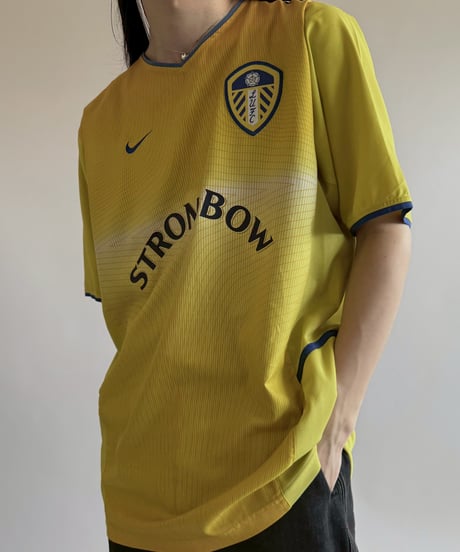 【USED】 Nike 02~03's Leeds United KEWELL Soccer Shirt/ 250607-038