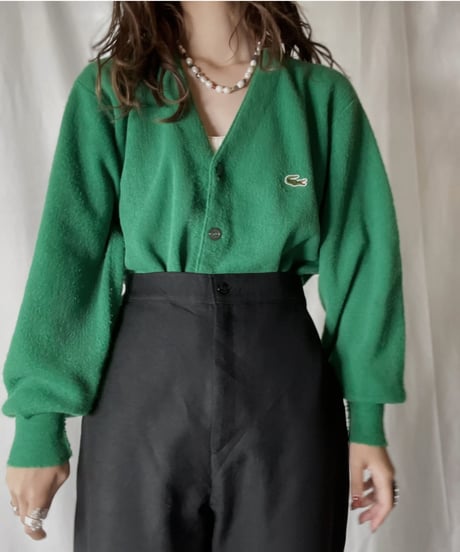 【USED】   LACOSTE Knit Cardigan 12/211126-020