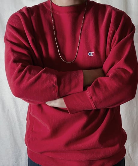 【USED】90's USA Champion Reverse Weave  Sweat One Point /210210-040