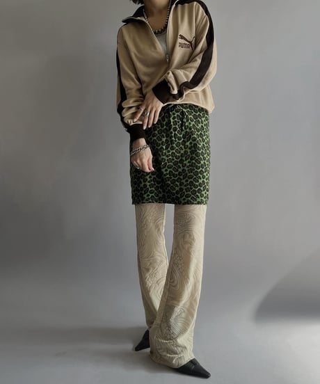 【USED 】I.AM. GIA Patterned Sheer Pants/ 240224-022