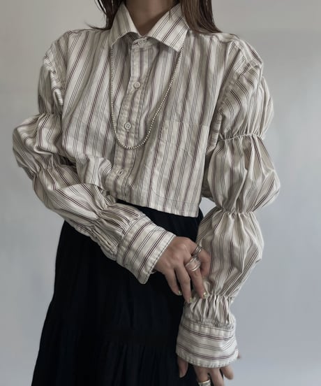 【RE;CIRCLE】 RE Puff Sleeved Shirt / 220630-007