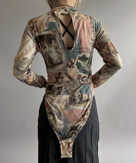 【USED】 Classical Pattern Leotard / 260425-017