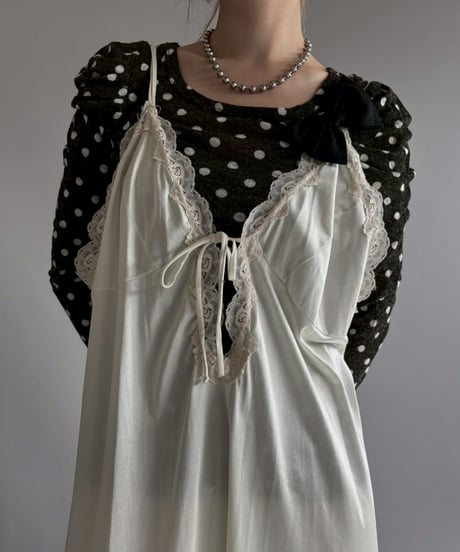 【USED】 Lingerie Long Camisole One-Piece /251129-005