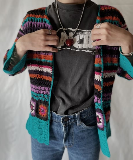 【USED】  Crochet L/S Cardigan/210825-027