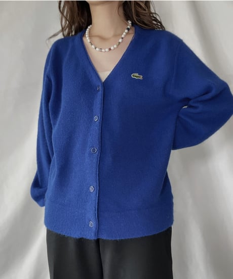 【USED】   LACOSTE Knit Cardigan⑧/211126-016