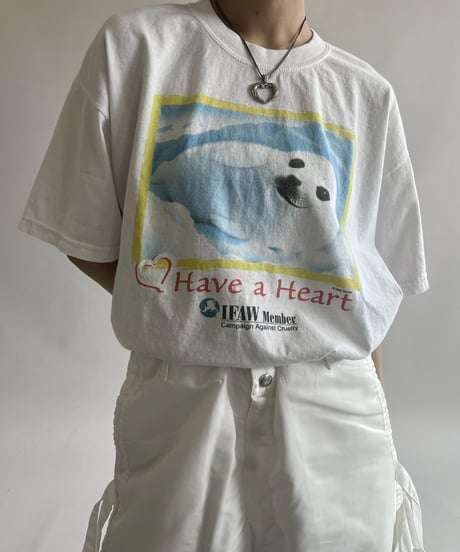 【USED】 GOLDAN Seal Print T-Shirt /250503-010