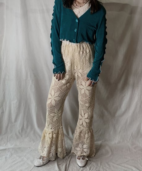 【RE;CIRCLE】 RE Crochet Pants②/210512-014
