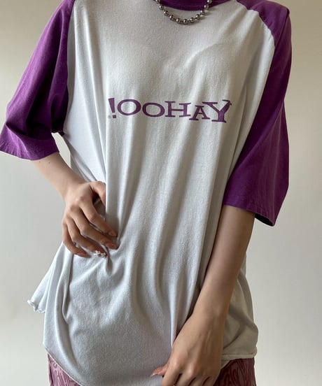 【USED】 YAHOO! Raglan T-Shirt/ 250628-015
