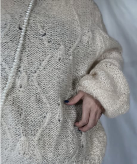 【USED】    Mohair Knit Top/211216-014