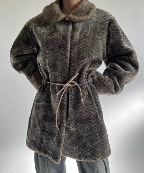 【USED】 Made in USA Monterey Fake Fur Jacket /250104-044