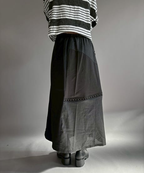 【RE;CIRCLE】 RE Suit Asymmetry Long Skirt / 260129-010
