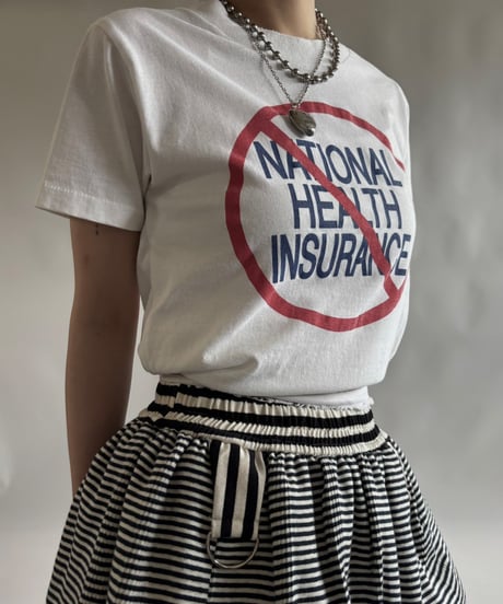 【USED】 RESIZED 90s ONEITA NATIONAL HEALTH INSURANCE T-Shirt / 250830-010
