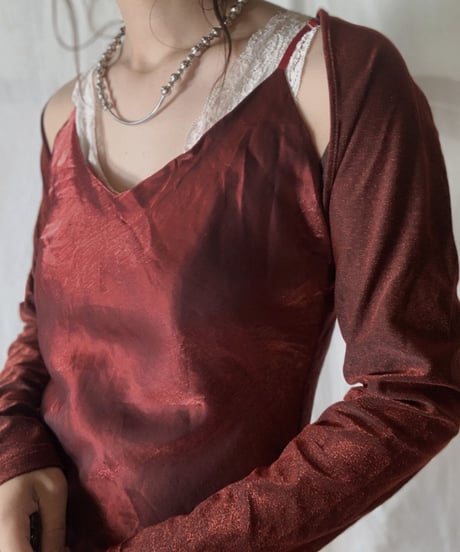 【USED】 See-through L/S Top/210714-037