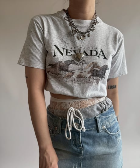 【USED】 Made in USA 90's Anvil Horse T-Shirt  / 250705-006