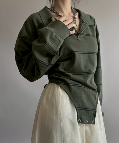 【RE;CIRCLE】 RE Leotard Rugger Shirt/ 260319-012