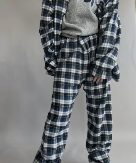 【USED】 Joseph Lyman Checked Shirt + Pants Co-ord Set / 221224-008