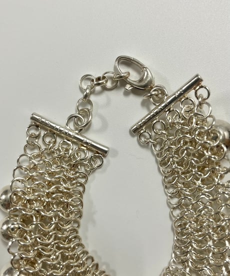 【USED】  Italy Silver 925 Pearl Bracelet / 241026-039