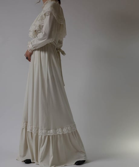 【USED】L/S Poly Dress ② / 220324-004