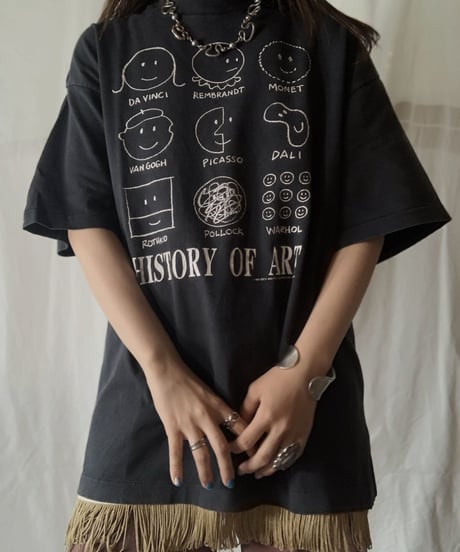 【USED】 S/S T-shirt HISTORY OF ART/210617-012