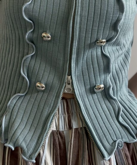 【RE;CIRCLE】 RE Napoleon Knit Top / 260514-019
