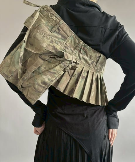 【RE;CIRCLE】 RE  Military Camouflage Wrap Skirt / 260226-002