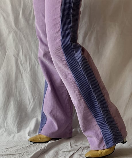 【RE;CIRCLE】 Remake Corduroy Side Line Pants①/210317-002