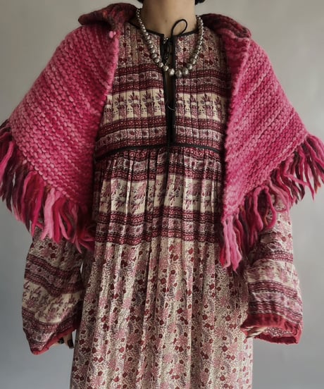 【USED】 L/S Indian One-piece / 240101-003