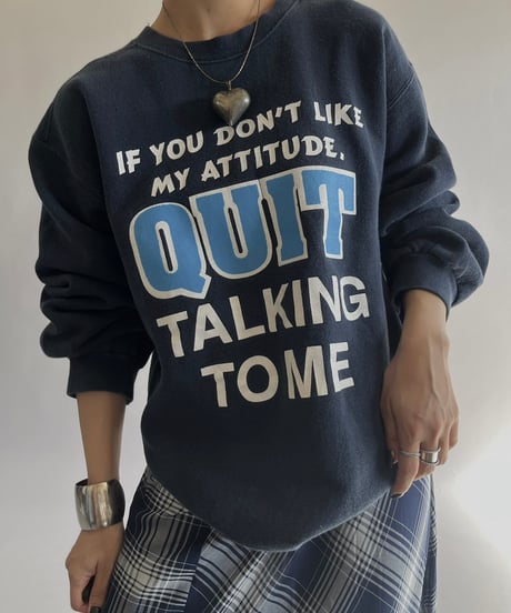 【USED】QUIT Sweat Top /241019-026