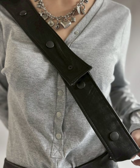 【RE;CIRCLE】 RE Leather Waist Belt Bag / 260507-002