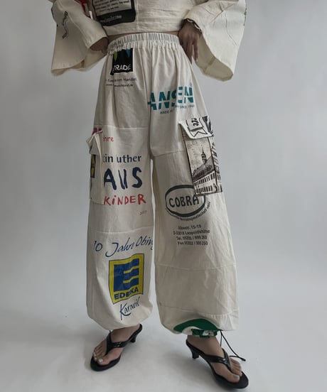 【RE;CIRCLE】 RE Eco-Friendly Bag Draw Cord Pants / 220804-017