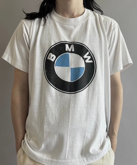 【USED】 Made in USA 90’s Screen Stars Vest BMW T-Shirt  /240729-106