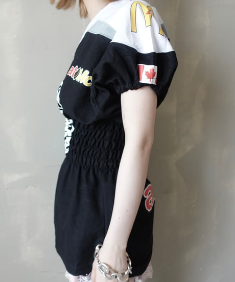 【RE;CIRCLE】 Re Shirring Football Shirt  /  250724-030