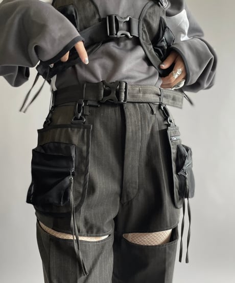 【RE;CIRCLE】 Re Suit Waist Belt Bag/ 241003-018
