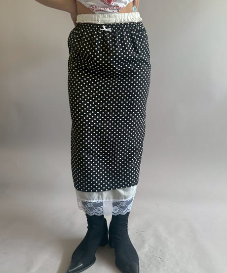 【RE;CIRCLE】 RE Dot Pattern Layered Skirt / 260514-013
